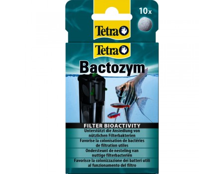 Средство Tetra Bactozym для аквариума, стабилизации биологического равновесия, 10 таблеток на 1000 л