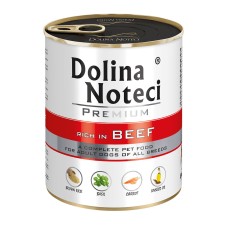 Влажный корм для собак Dolina Noteci Premium, с говядиной, 800 г
