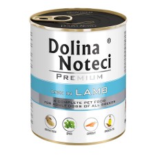Влажный корм для собак Dolina Noteci Premium, с ягнятиной, 800 г