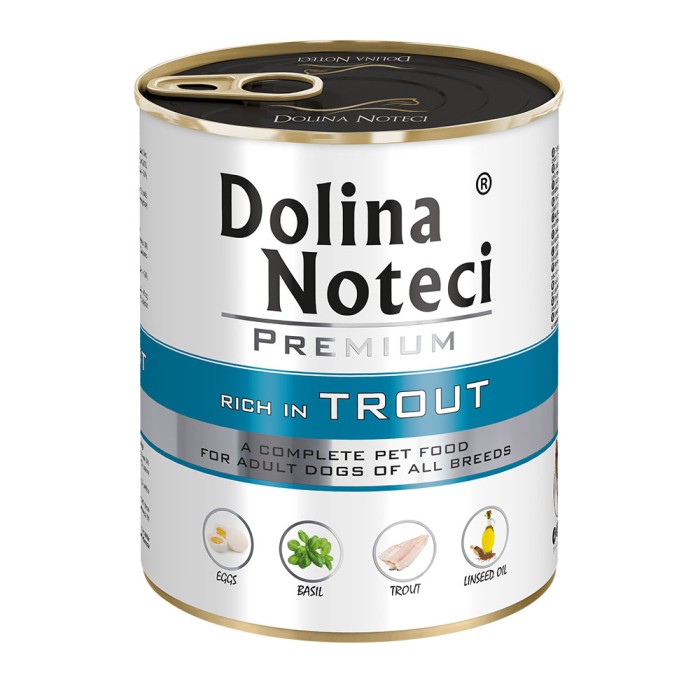 Влажный корм для собак Dolina Noteci Premium, с форелью, 800 г