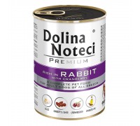 Влажный корм для собак Dolina Noteci Premium, с кроликом и клюквой, 40..