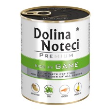Влажный корм для собак Dolina Noteci Premium, с дичью, 800 г