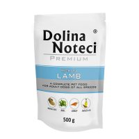 Влажный корм для собак Dolina Noteci Premium, с ягнятиной, пауч, 500 г
