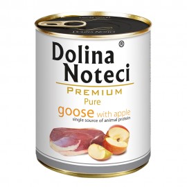 Вологий корм Dolina Noteci Premium Pure для собак алергіків, з гускою ..