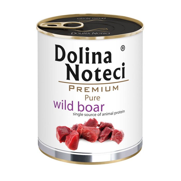 Влажный корм Dolina Noteci Premium Pure для собак аллергиков, с кабаном, 800 г