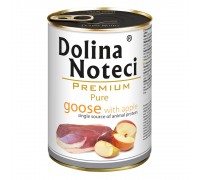 Вологий корм Dolina Noteci Premium Pure для собак алергіків, з гускою ..