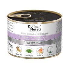 Влажный корм Dolina Noteci Premium для собак мелких пород, с кроликом, фасолью и коричневым рисом, 185 г