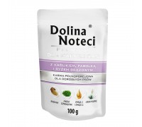 Вологий корм Dolina Noteci Premium для собак дрібних порід, з кроликом..