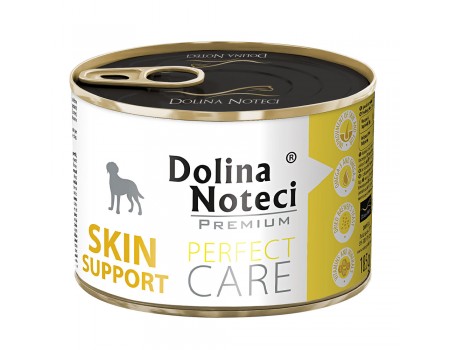 Влажный корм Dolina Noteci Premium Skin Support, диета для собак с дерматологическими проблемами, 185 г