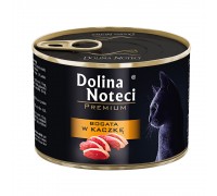 Влажный корм для кошек Dolina Noteci Premium, мясные кусочки в соусе с..