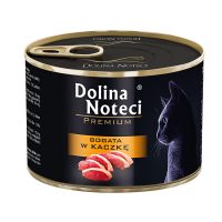 Влажный корм для кошек Dolina Noteci Premium, мясные кусочки в соусе с уткой, 185 г