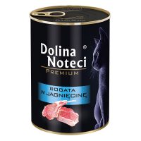 Влажный корм для кошек Dolina Noteci Premium, мясные кусочки в соусе с ягнятиной, 400 г
