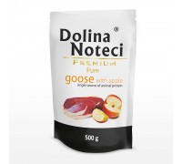 Влажный корм Dolina Noteci Premium Pure для собак аллергиков, с гуской..