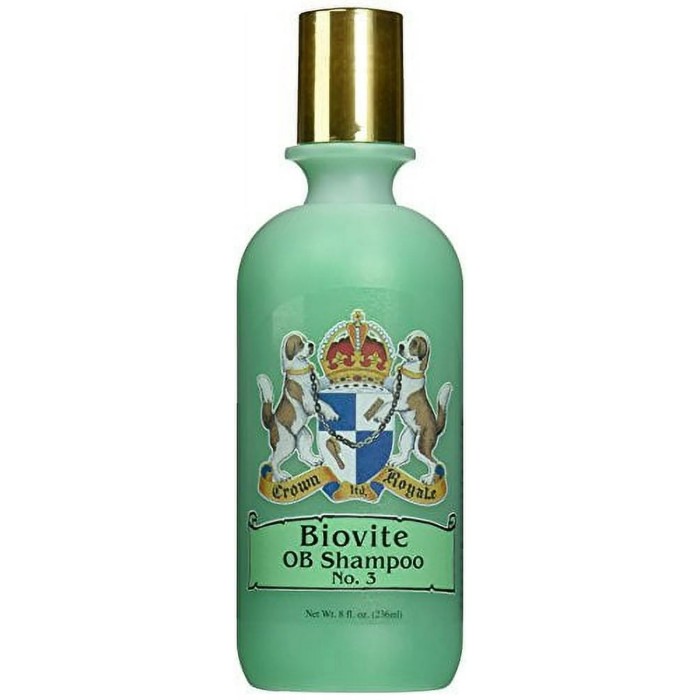 Шампунь для собак Crown Royale Biovite #3 для густої та жорсткої шерсті RTU, 237 мл