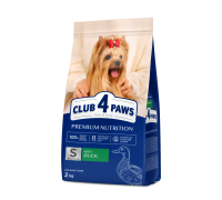 Club 4 Paws Сухий корм для собак  малих порід качка 2 кг..