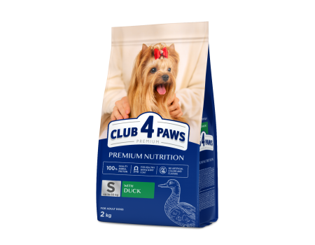 Club 4 Paws Сухий корм для собак  малих порід качка 2 кг