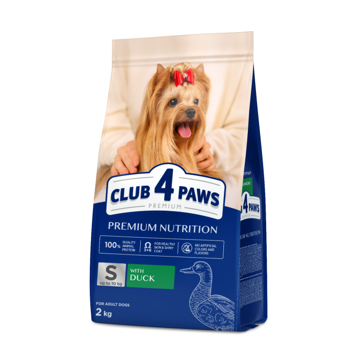 Club 4 Paws Сухий корм для собак  малих порід качка 2 кг
