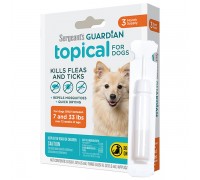 Капли Sergeant’s Guardian Dogs от блох, клещей, комаров для собак 3.2-..