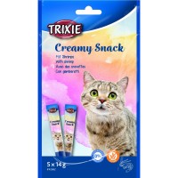 Жидкое лакомство Trixie для кота "Creamy Snacks" (креветка), 5х14гр