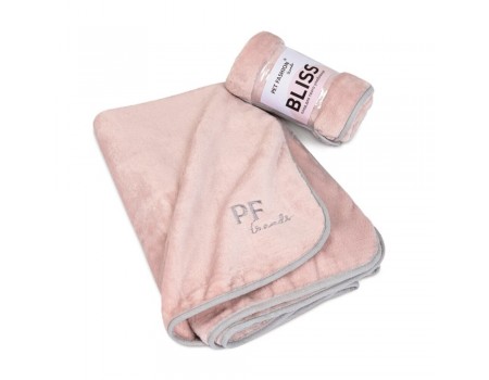 Плед для собак и кошек Pet Fashion Bliss 1, плюш пудра, 86х67,5 см