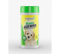 Серветки з гіпоалергенними компонентами Espree Puppy Wipes для цуценят..