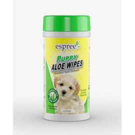 Серветки з гіпоалергенними компонентами Espree Puppy Wipes для цуценят..