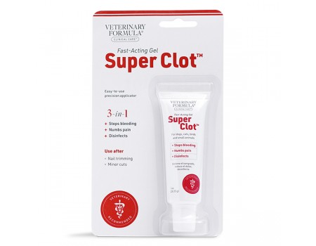 Кровоспинний, знеболювальний гель Veterinary Formula Clinical Care Super Clot, СУПЕР КЛОТ, 0.028 кг