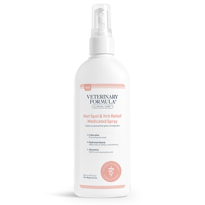 Спрей від свербежу для собак і котів Veterinary Formula Clinical Care Hot Spot&Itch Relief, АНТИАЛЕРГЕННИЙ, 0.237 л