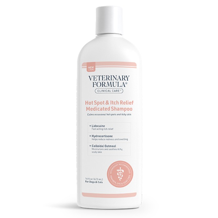 Лікувальний шампунь Veterinary Formula Clinical Care Hot Spot&Itch Relief, АНТИАЛЕРГЕННИЙ, 0.473 л