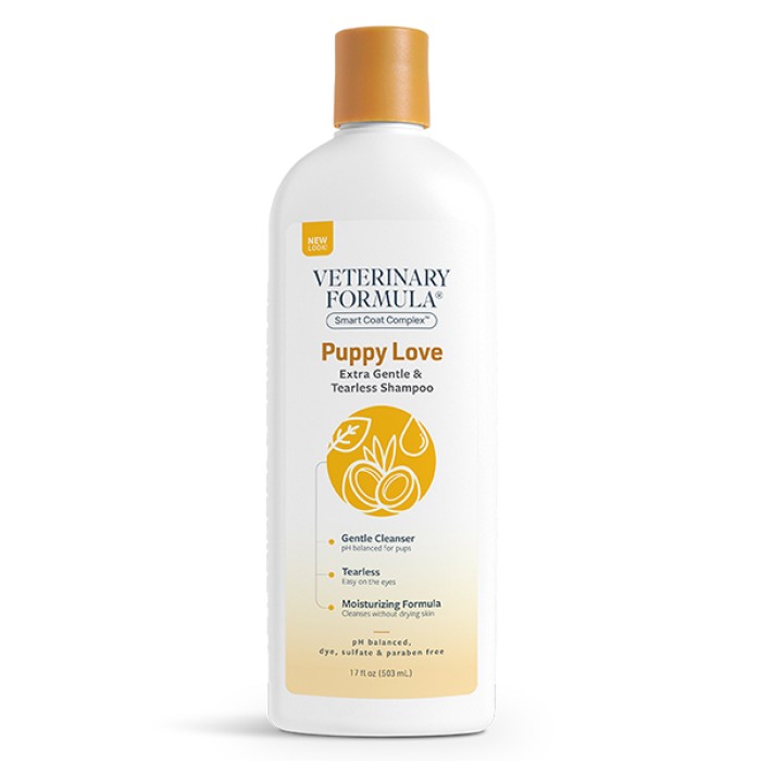 Шампунь без слез для щенков и котят Veterinary Formula SCC Puppy Love, ЛЮБОВЬ ЩЕНКА, 0.503 л