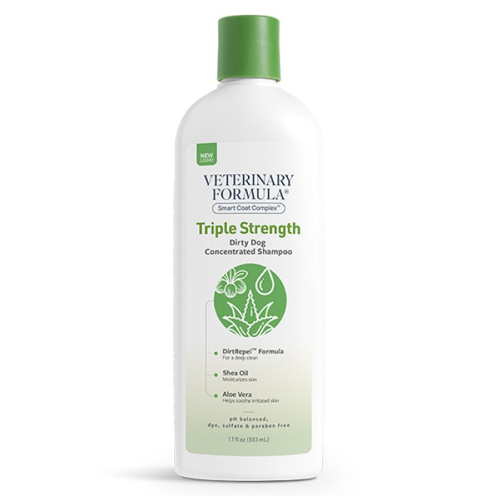 Шампунь Veterinary Formula SCC Triple Strength ПОТРІЙНА СИЛА, брудовідштовхувальний, 0.503 л