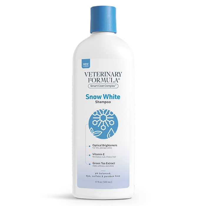 Шампунь Veterinary Formula SCC Snow White, БЕЛОСНЕЖНО БЕЛЫЙ, светлая шерсть, 0.503 л