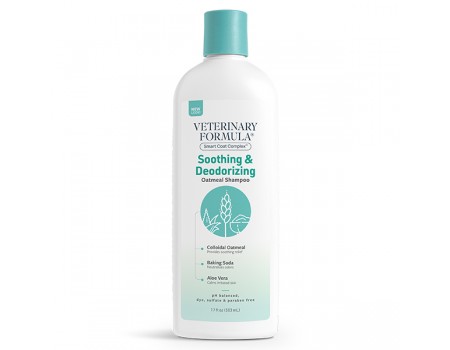 Шампунь Veterinary Formula SCC Soothing & Deodorizing Oatmeal, Успокоительный, 0.503 л