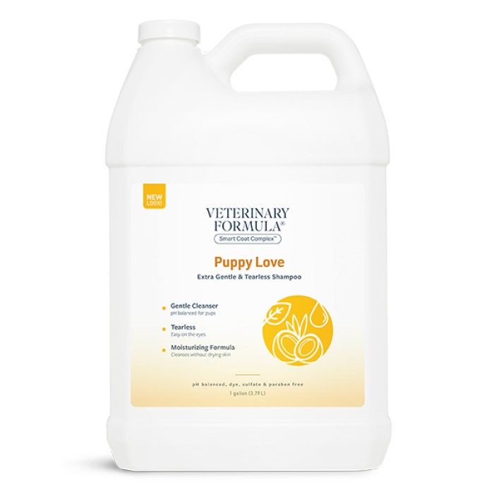 Шампунь без слез Veterinary Formula SCC Puppy Love, ЛЮБОВЬ ЩЕНКА, для щенков котят, 3.79 л