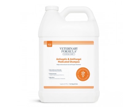 Лікувальний шампунь Veterinary Formula Clinical Care Antiseptic&Antifungal, АНТИСЕПТИЧНИЙ і ПРОТИГРИБКОВИЙ, 3.79 л