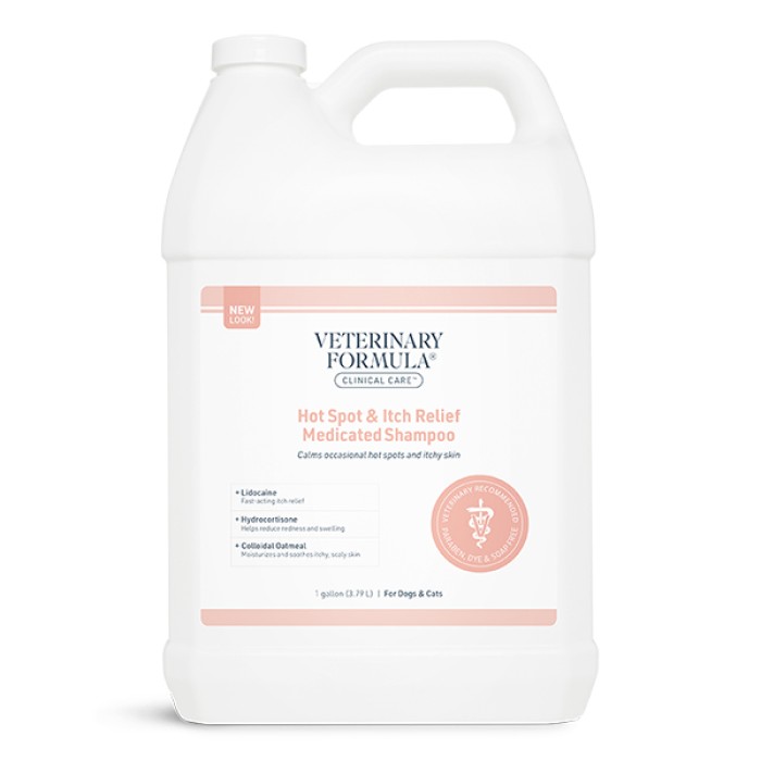 Лікувальний шампунь Veterinary Formula Clinical Care Hot Spot&Itch Relief, АНТИАЛЕРГЕННИЙ, 3.79 л