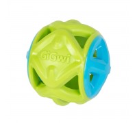 Іграшка для собак М'яч GiGwi Basic, салатовий, гума, 9 см..