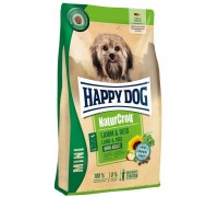 Сухой корм Happy dog ​​NC Mini Lamm & Reis, для собак мелких пород, яг..