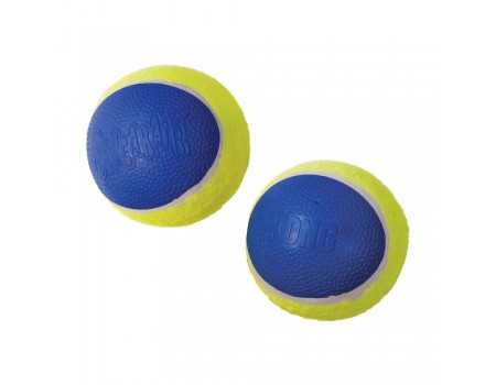 Игрушка KONG SqueakAir Ultra Balls мяч-пищалка ультра для собак средних пород, M – 3 шт.