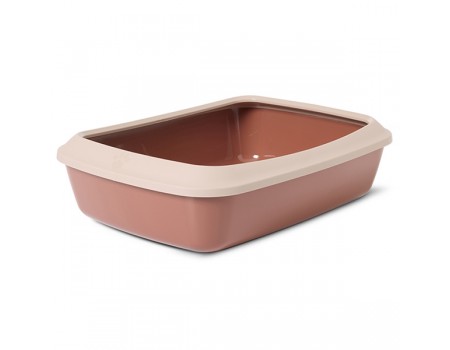 Savic Iriz Litter Tray САВІК АЙРІЗ 50 лоток туалет з бортиком для котів, 50х37х13см