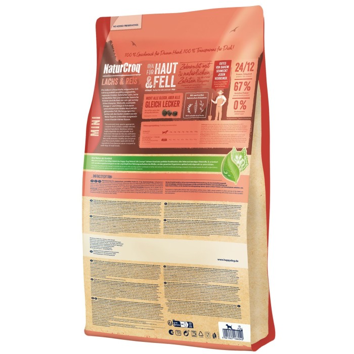 Happy dog  NC Mini Lachs&Reis 4kg сухой корм для собак