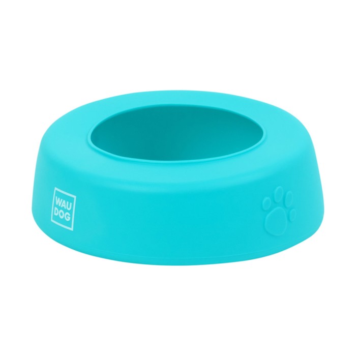 Миска-непроливайка WAUDOG Silicone, 1 л, блакитний