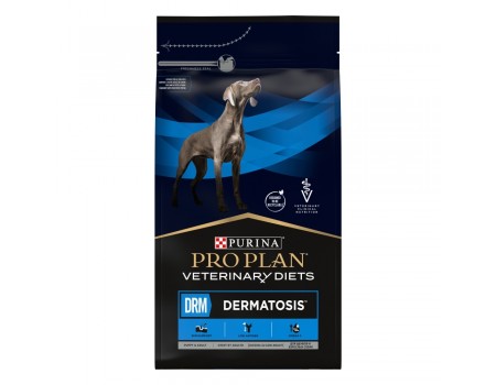 Сухий дієтичний корм PRO PLAN VETERINARY DIETS Dermatosis, для підтримання функції шкіри при дерматозах та надмірному випадінні шерсті, 3 кг