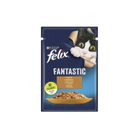 FELIX Fantastic с индейкой, кусочки в желе 85г