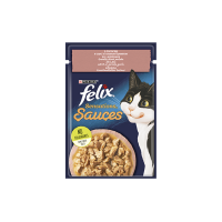 FELIX Sensations Sauces Лосось с креветками, гриль в соусе 85г
