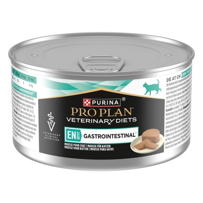 Вологий дієтичний корм PRO PLAN VETERINARY DIETS Gastrointestinal, для зменшення розладів кишкової абсорбації у котів, 195 г