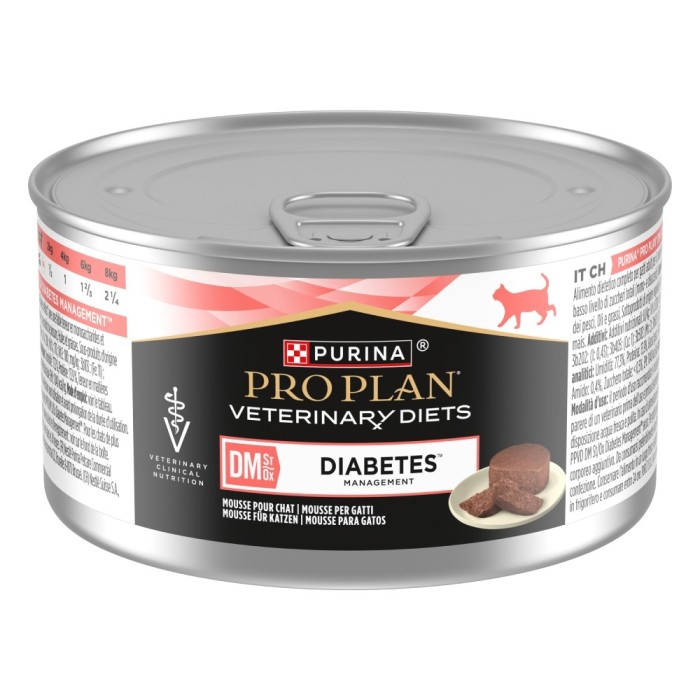 Вологий дієтичний корм PRO PLAN VETERINARY DIETS Diabetes Managment , для регулювання надходження глюкози, 195 г