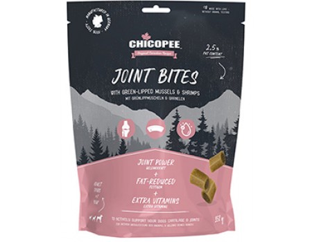 Chicopee JOINT BITES ласощі для підтримки хрящів та суглобів у дорослих собак усіх порід 350г