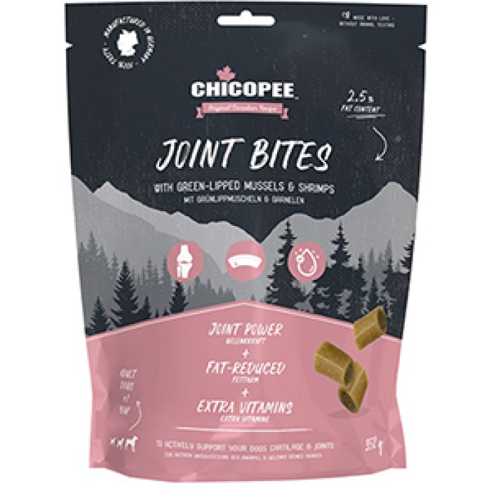 Chicopee JOINT BITES ласощі для підтримки хрящів та суглобів у дорослих собак усіх порід 350г
