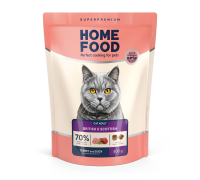 Сухой корм HOME FOOD ADULT For British and Scottish, для взрослых коше..